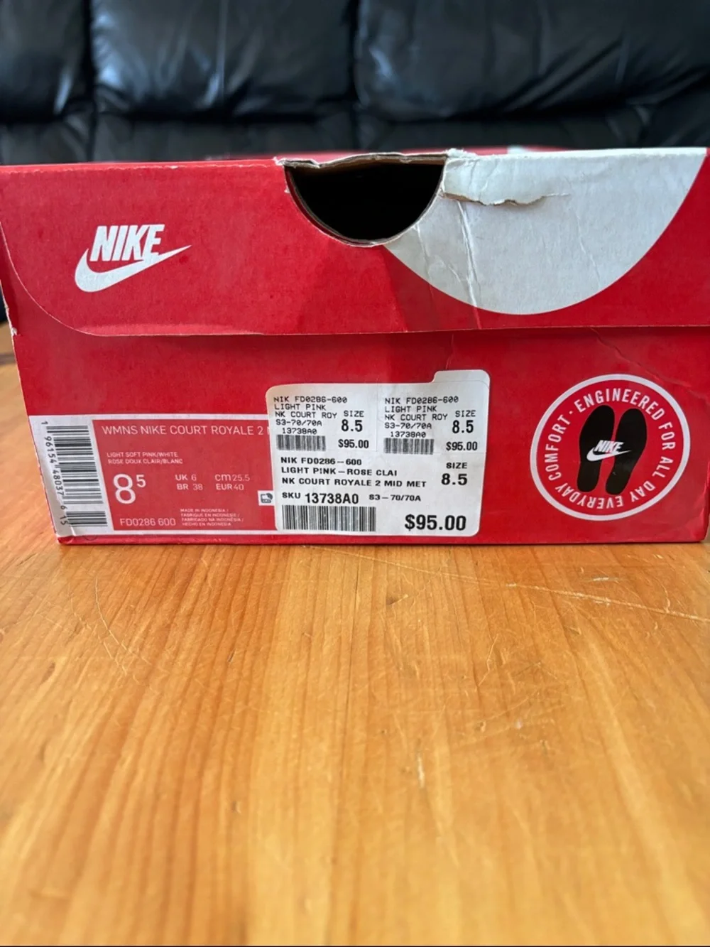 ✔️Size 8.5 - NWT: NIKE - Women's Court Royale 2 Mid Sneakers - Picture 13 of 14